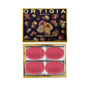 ROSE ANTICHE - Coffret 4 Savons 40 gr /  ORTIGIA Sicilia