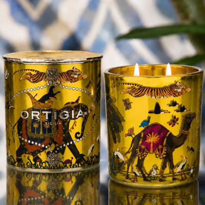  ZAGARA (Fleur d'oranger) - Bougie Tiger 35H /  ORTIGIA Sicilia