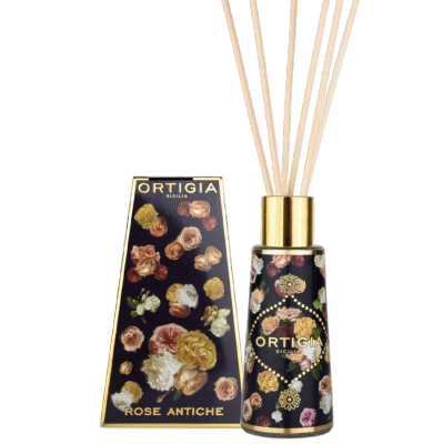  ROSE ANTICHE - Diffuseur Décoré 200 ml /  ORTIGIA Sicilia