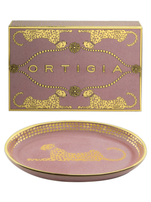  Plat Oval Rose (13x8 cm) /  ORTIGIA Sicilia