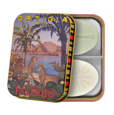 City Tin PALERMO - 2 Savons 25 gr /  ORTIGIA Sicilia