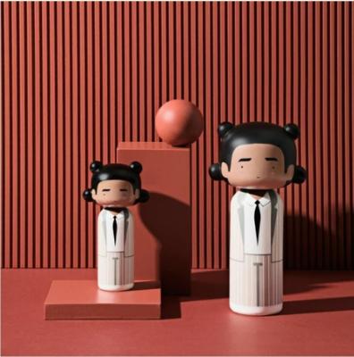 Jean Michel BASQUIAT – Poupée Kokeshi Lucie Kaas