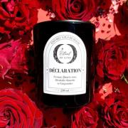  Bougie DECLARATION - Grenat - Quartz rose - Orchidée - Gingembre / Rituel de Lune
