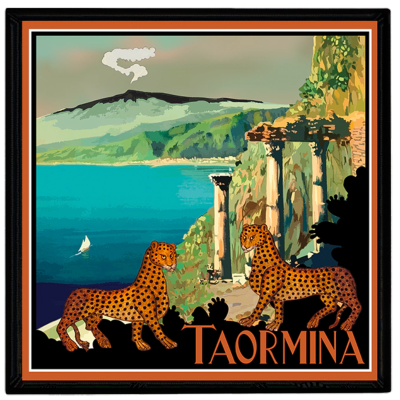Plateau TAORMINA (16x16 cm) /  ORTIGIA Sicilia
