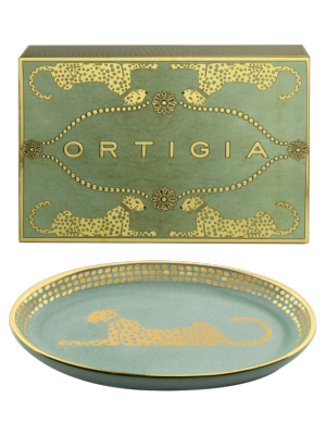 Plat Oval Vert (13x8 cm) /  ORTIGIA Sicilia