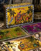  Boîte Métal Flying Tiger + 4 plats rectangulaires /  ORTIGIA Sicilia