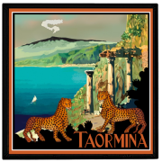 Plateau TAORMINA (16x16 cm) /  ORTIGIA Sicilia
