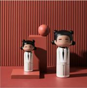 Jean Michel BASQUIAT – Poupée Kokeshi Lucie Kaas