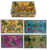  Boîte Métal Flying Tiger + 4 plats rectangulaires /  ORTIGIA Sicilia