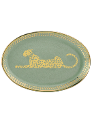  Plat Oval Vert (13x8 cm) /  ORTIGIA Sicilia