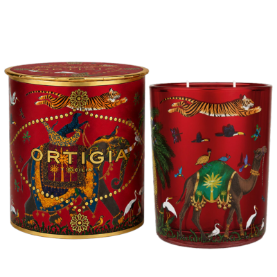  PALO SANTO - Bougie Tiger 75 H /  ORTIGIA Sicilia